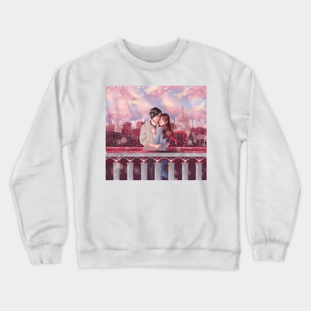 Blackfriars Bridge Crewneck Sweatshirt by lemoncielart